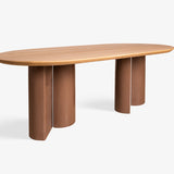 Kaba Pill Shape Dining Table 6 Seater