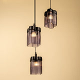 Furrow Cluster of 3 Hanging Lamp