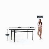 Ipiano Dining Table With 6 Chairs