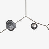 Noir Chandelier Smoked Lamp