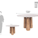 Hump Dining Table 4 Seater