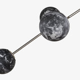 Noir Chandelier Smoked Lamp