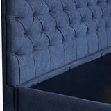 June Upholstered King Non Storage Bed