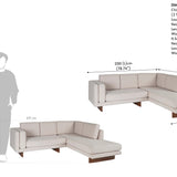Chiyo L Shape Sofa Set (2 Seater + Left Aligned Chaise)
