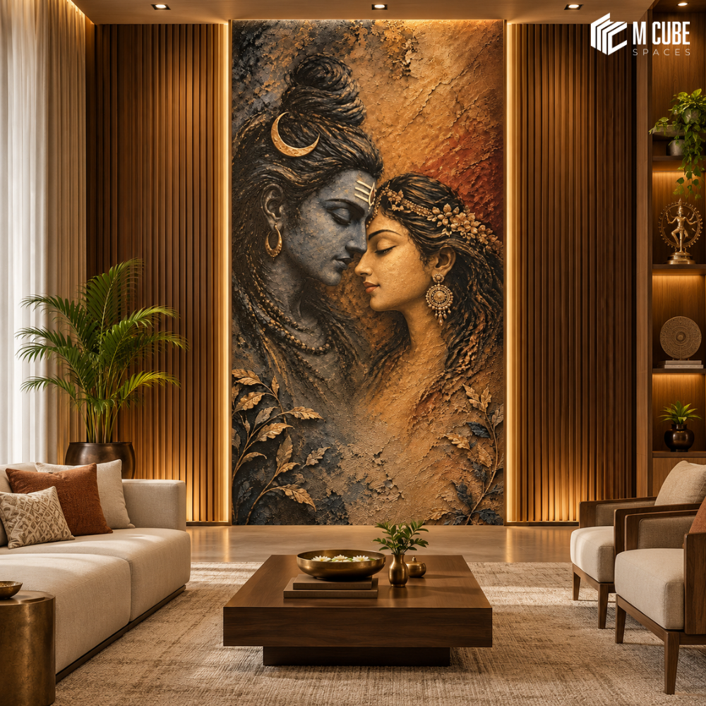 Textura designer HDHMR wall panel MDS-VKS-173 – decorative feature wall interior inspiration, 8 ft x 4 ft, 5.5 mm