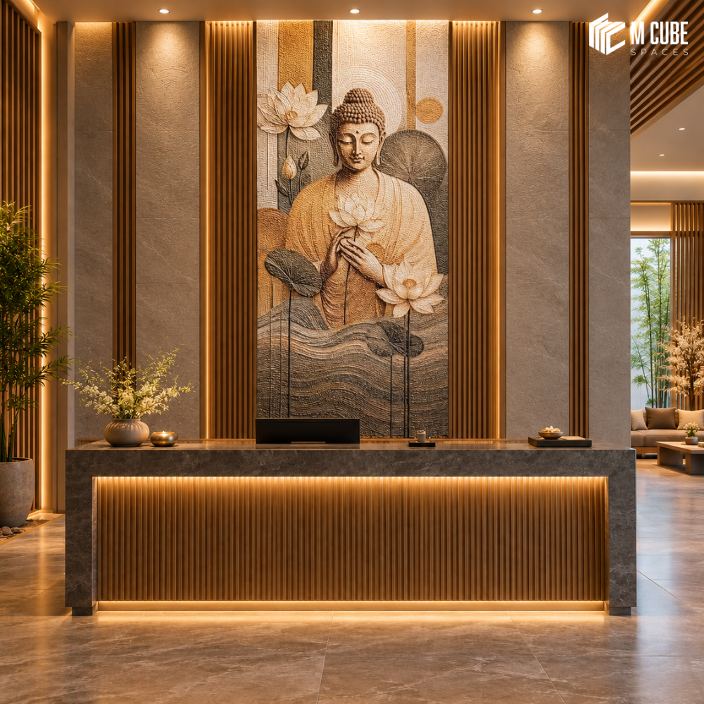 Textura designer HDHMR wall panel MDS-VKS-176 – decorative feature wall interior inspiration, 8 ft x 4 ft, 5.5 mm