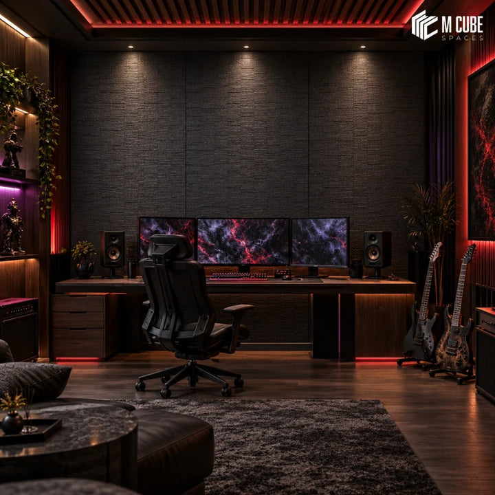 MetalFace metallic finish laminate MLA-TSC-126 installed interior inspiration