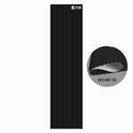 MLV-UME-136 premium flexible fluted wall panel, HDHMR backing and PVC finish, 6 mm bendable decorative louvers for curved interior walls and columns