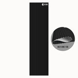 MLV-UME-136 premium flexible fluted wall panel, HDHMR backing and PVC finish, 6 mm bendable decorative louvers for curved interior walls and columns