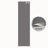 MLV-UME-140 premium flexible fluted wall panel, HDHMR backing and PVC finish, 6 mm bendable decorative louvers for curved interior walls and columns