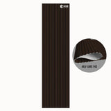 MLV-UME-143 premium flexible fluted wall panel, HDHMR backing and PVC finish, 6 mm bendable decorative louvers for curved interior walls and columns