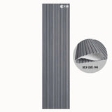 MLV-UME-144 premium flexible fluted wall panel, HDHMR backing and PVC finish, 6 mm bendable decorative louvers for curved interior walls and columns