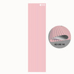 MLV-UME-146 premium flexible fluted wall panel, HDHMR backing and PVC finish, 6 mm bendable decorative louvers for curved interior walls and columns