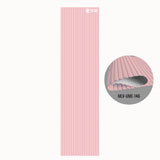 MLV-UME-146 premium flexible fluted wall panel, HDHMR backing and PVC finish, 6 mm bendable decorative louvers for curved interior walls and columns