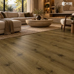 Desert Amber SPC flooring installed in a premium interior – MWF-HPB-108