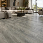 Arctic Grey SPC flooring installed in a premium interior – MWF-HPB-110
