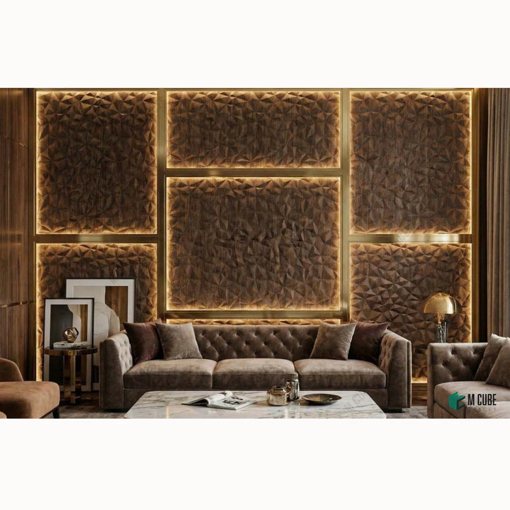 Rhombus 3D Veneer – Contour 10mm Series – 10ft x 4ft inspiration