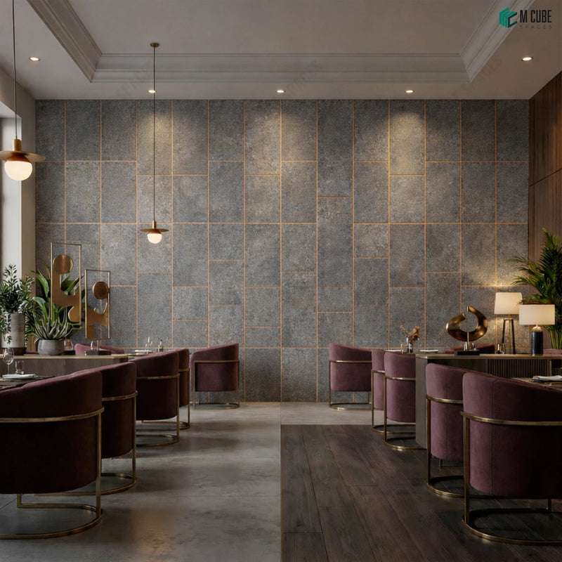 Stone Decorative Wall Panels for Luxury Restaurant Interiors